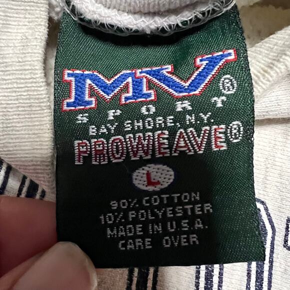 Vintage MV Pro Weave Georgetown Crewneck Large Sweatshirt University ***Stains - Picture 10 of 10